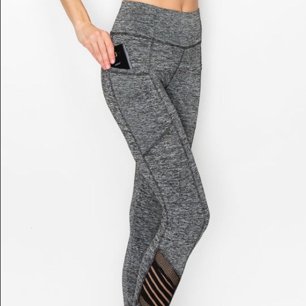 Mesh Detail Pocket Legging